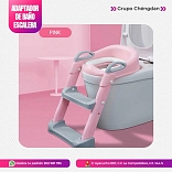 ADAPTADOR DE BAÑO CON ESCALERA + ASIENTO PVC