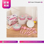 SET DE OLLAS MÁS UTENSILIOS