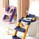 ADAPTADOR DE BAÑO PARA NIÑOS CON ESCALERA PLEGABLE
