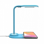 LAMPARA LED TACTIL RECARGABLE CON CARGADOR INALAMBRICO PARA CELULAR 