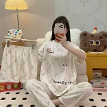 PIJAMA 3 PIEZAS (PANTALÓN+SHORT+POLO)