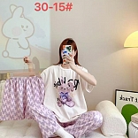 PIJAMA 3 PIEZAS (PANTALÓN+SHORT+POLO)