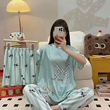 PIJAMA 3 PIEZAS (PANTALÓN+SHORT+POLO)