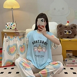 PIJAMA 3 PIEZAS (PANTALÓN+SHORT+POLO)