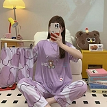 PIJAMA 3 PIEZAS (PANTALÓN+SHORT+POLO)