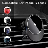 CARGADOR INALAMBRICO MAGNETICO PARA CARRO DE 15W-IPHONE