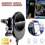 CARGADOR INALAMBRICO MAGNETICO PARA CARRO DE 15W-IPHONE