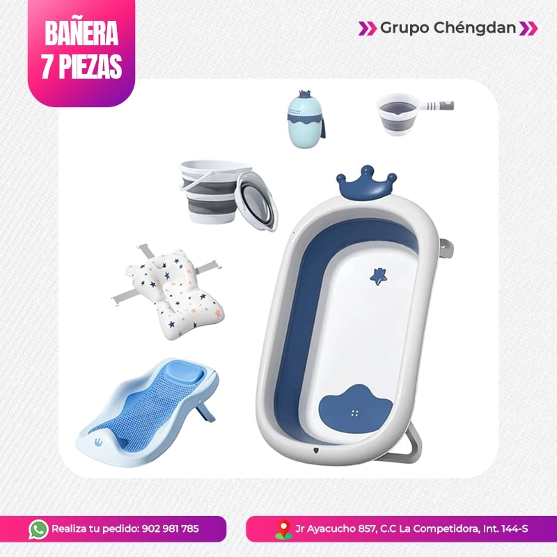 IMPORT JLM S.A.C. - BAÑERA DE 48 LITROS DE 7 PIEZAS