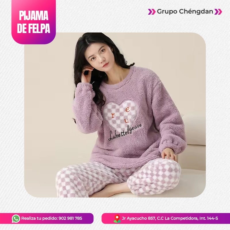 IMPORT JLM S.A.C. - PIJAMA DE FELPA