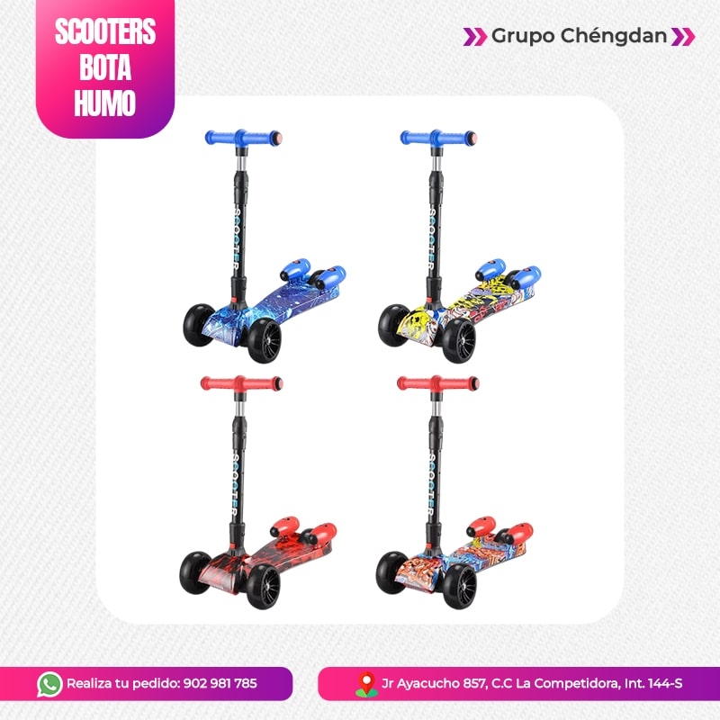 IMPORT JLM S.A.C. - SCOOTER MODELO »BOTAM HUMO« CON LUCES