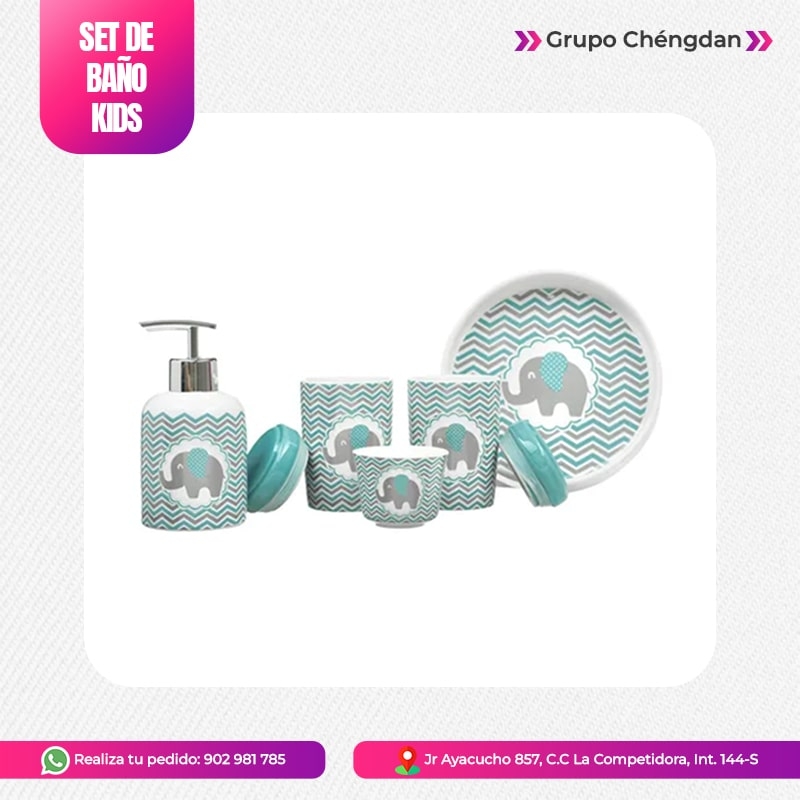 SET DE BAÑO KIDS