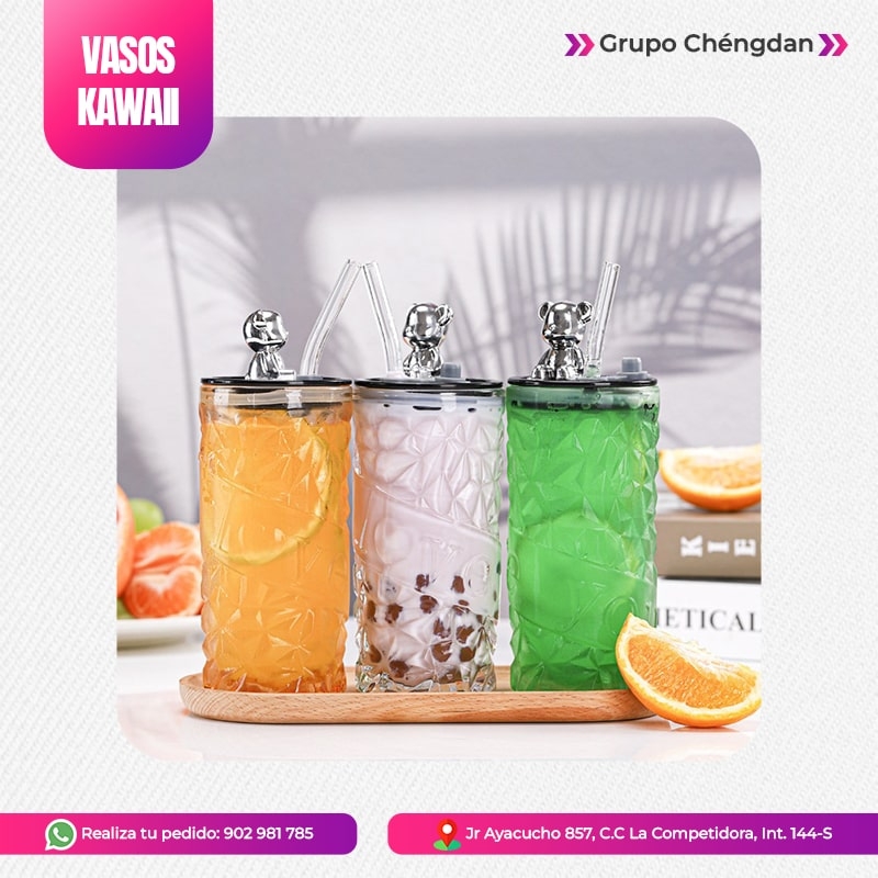 IMPORT JLM S.A.C. - VASO OSO VINTAGE CON TAPA