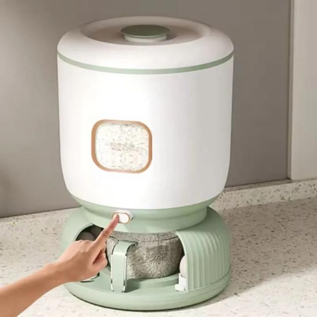 DISPENSADOR DE ARROZ CON PORTA HUEVOS