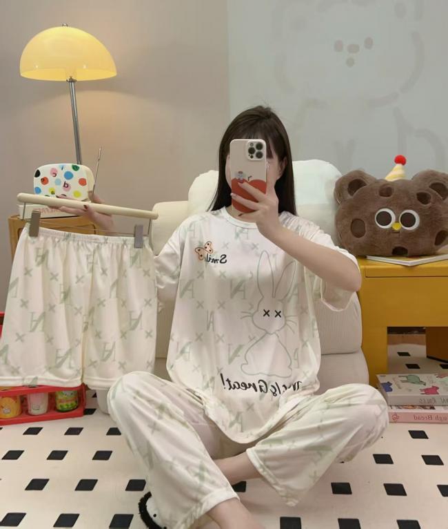 PIJAMA 3 PIEZAS (PANTALÓN+SHORT+POLO)