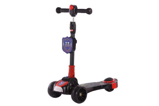 SCOOTER MODELO »POLICIA« MUSICAL Y LUCES